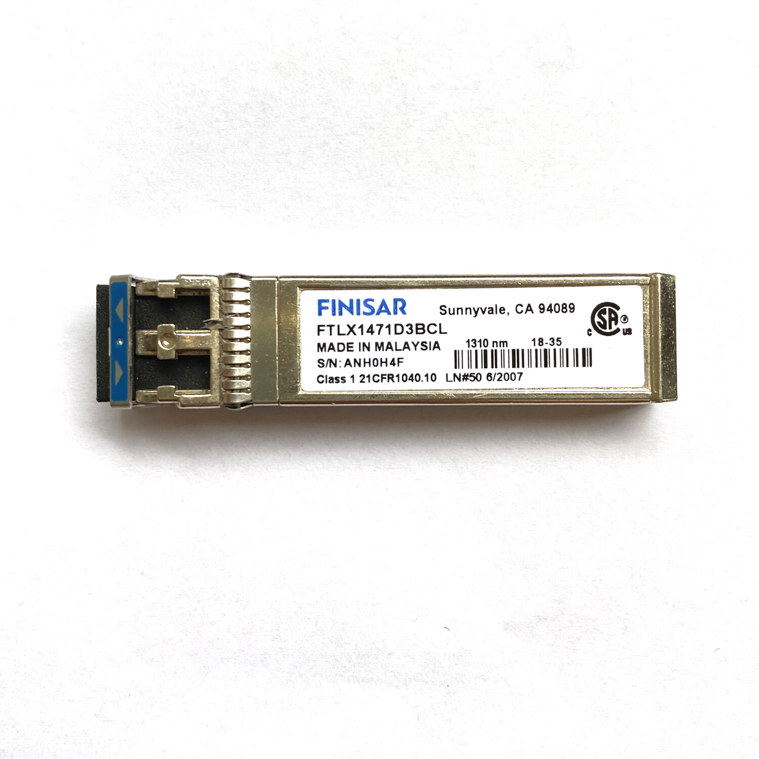 Finisar FTLX1471D3BCL 10G Single-mode Fiber 10GBase-LR