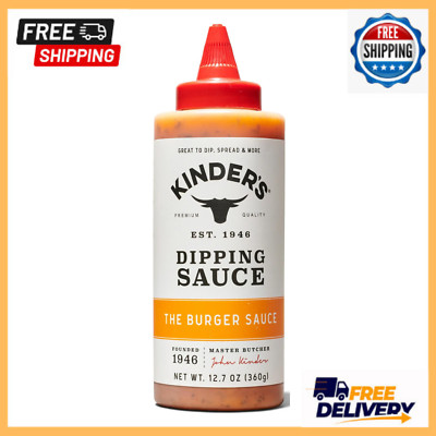 Kinder's The Burger Sauce Dipping Sauce, Great To Dip, Spread And More, 12.7 oz