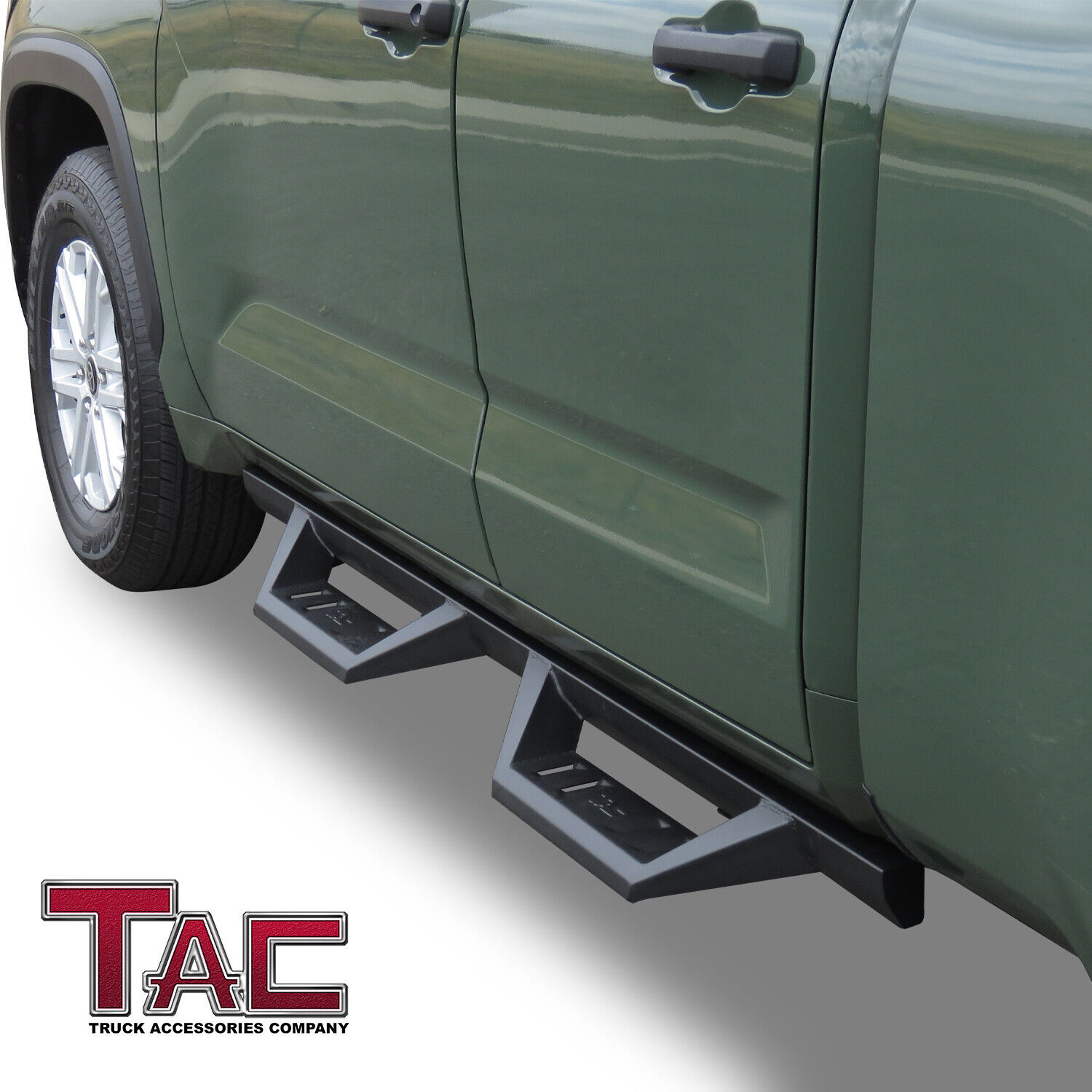TAC Sidewinder Running Boards for 2022-2025 Toyota Tundra TAC Sidewinder Running Boards for 2022-2025 Toyota Tundra