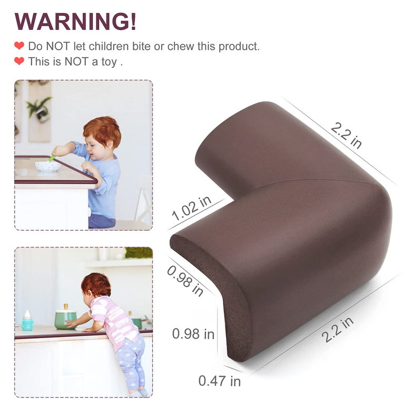 Baby Proofing Edge Corner Protector, 20.5 Ft (18.1Ft Edge + 8 Corners) Baby Proo