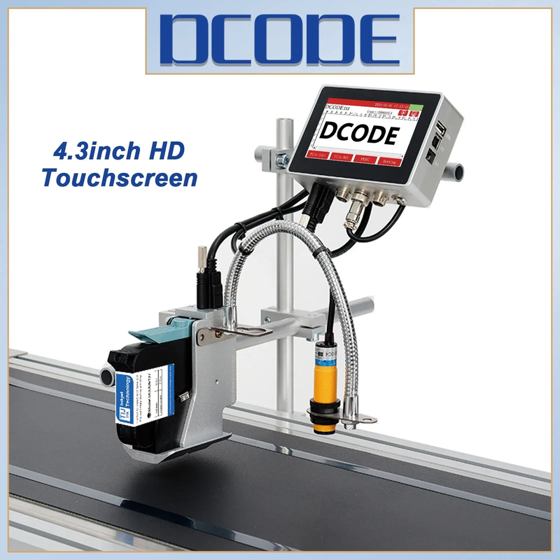 130PRO Industrial Online Inkjet Printer 12.7mm with Plastic Shell QR Barcode Bat