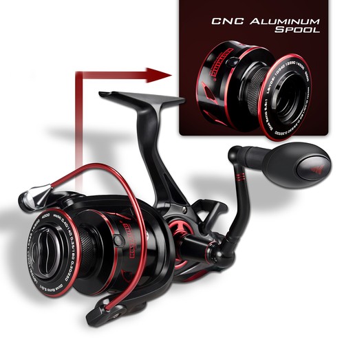 KastKing Sharky Baitfeeder III 3000 Spinning Reel Live Liner