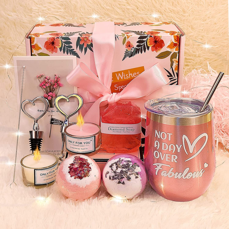 For Women Spa Gift Baskets Relaxing Box Gift Set For Her Sist