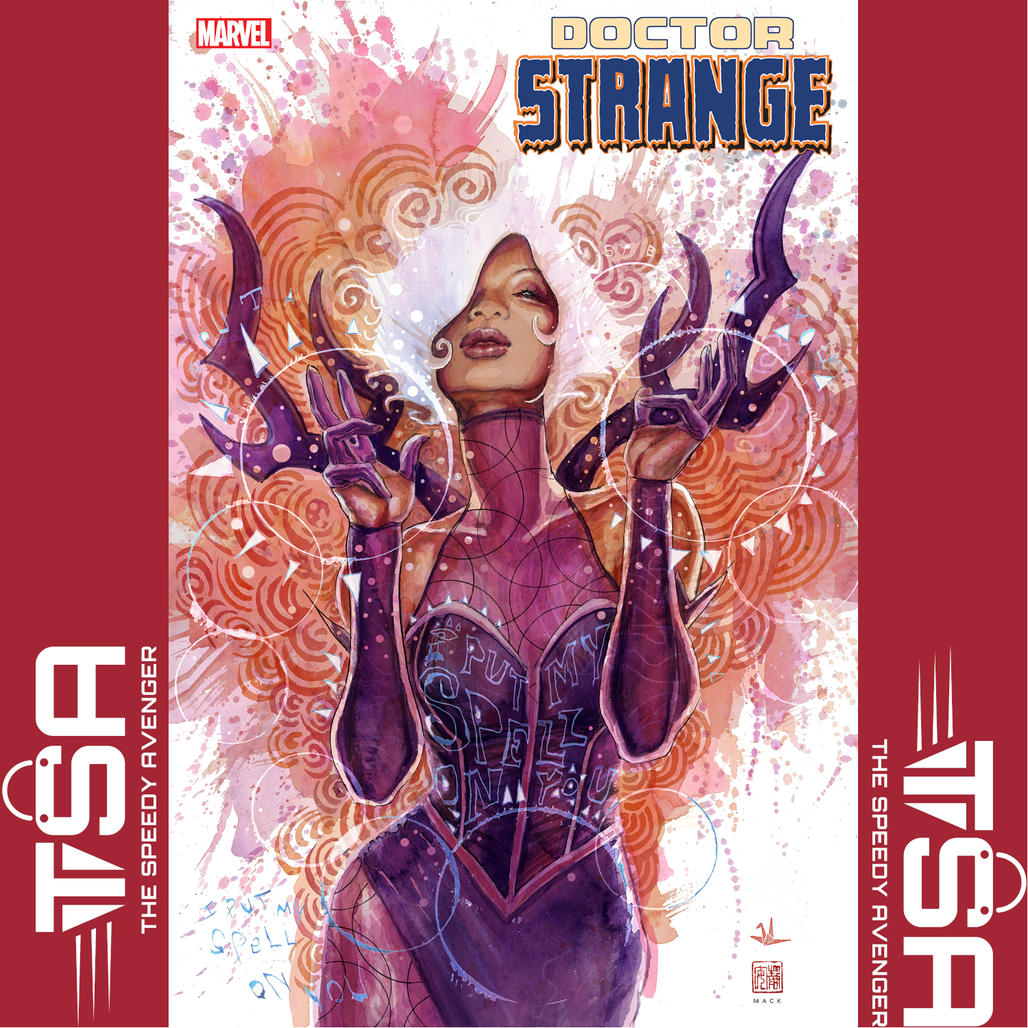 DOCTOR STRANGE #9 (Vol 6) David Mack 1:25 Incentive Ratio Variant Nov 2023 CLEA!