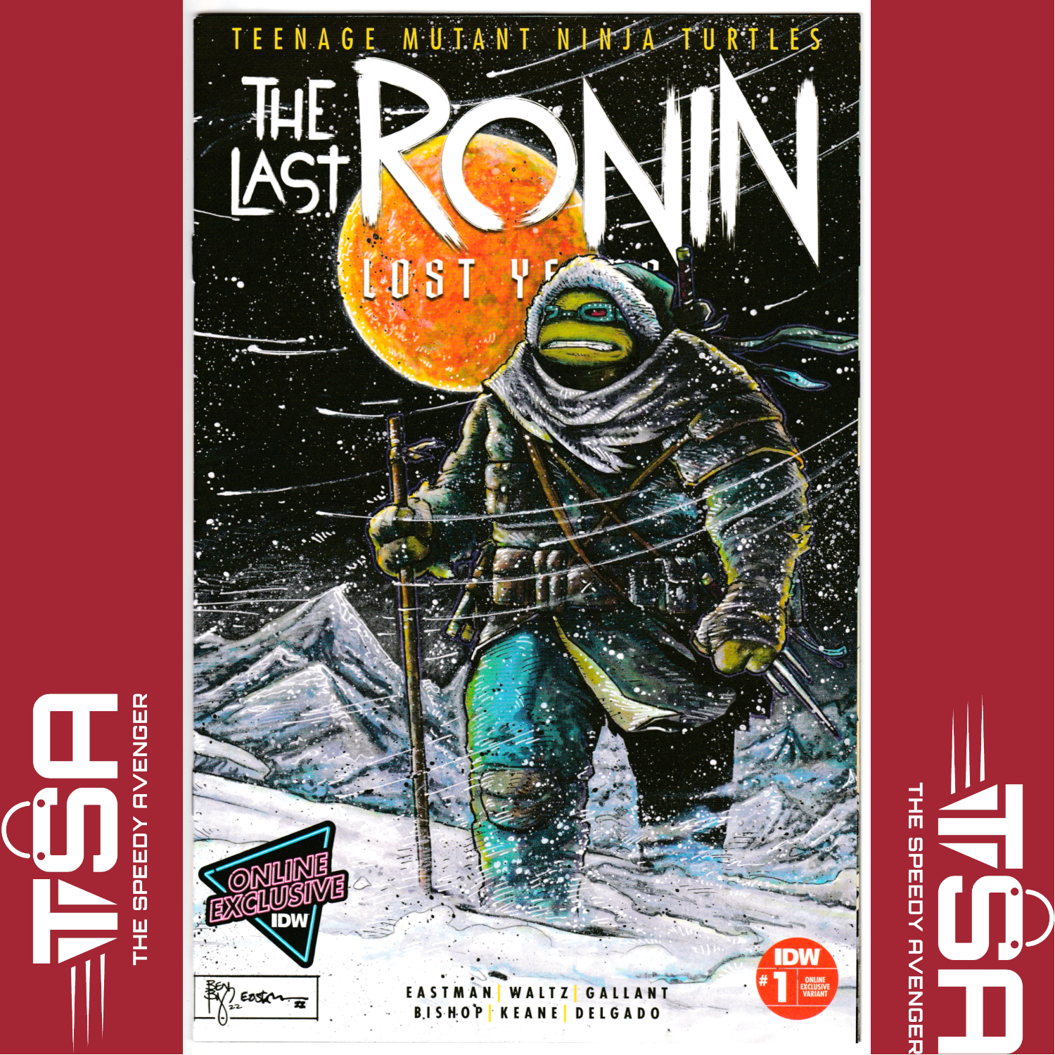 TMNT THE LAST RONIN LOST YEARS #1 Kevin Eastman IDW Exclusive NEW NINJA TURTLES!
