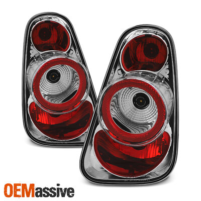 Fits 02-06 Mini Cooper Hatchback 05-08 Mini Cooper Convertible Clear Tail Lights