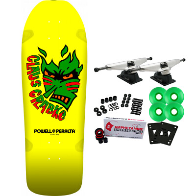 スケートボード POWELL-PERALTA CLAUS GRABKE REISSUE DECK Amazon.com : Powell Peralta Claus Grabke Yellow Reissue