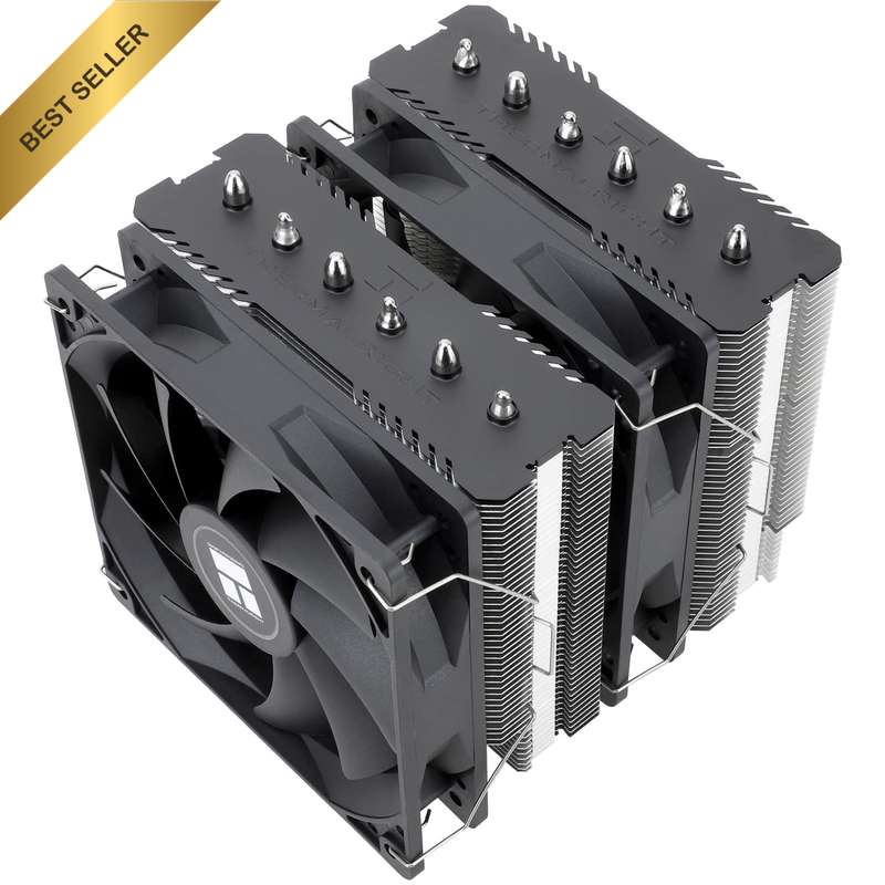 Peerless Assassin 120 SE CPU Air Cooler, 6 Heat Pipes, Dual 120Mm TL-C12C PWM Fa