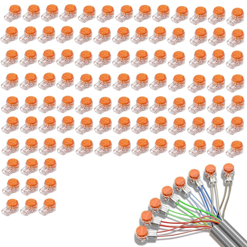 100PCS UY2 K2 Gel Filled Waterproof IDC Network Cable Joiner Connectors, Double