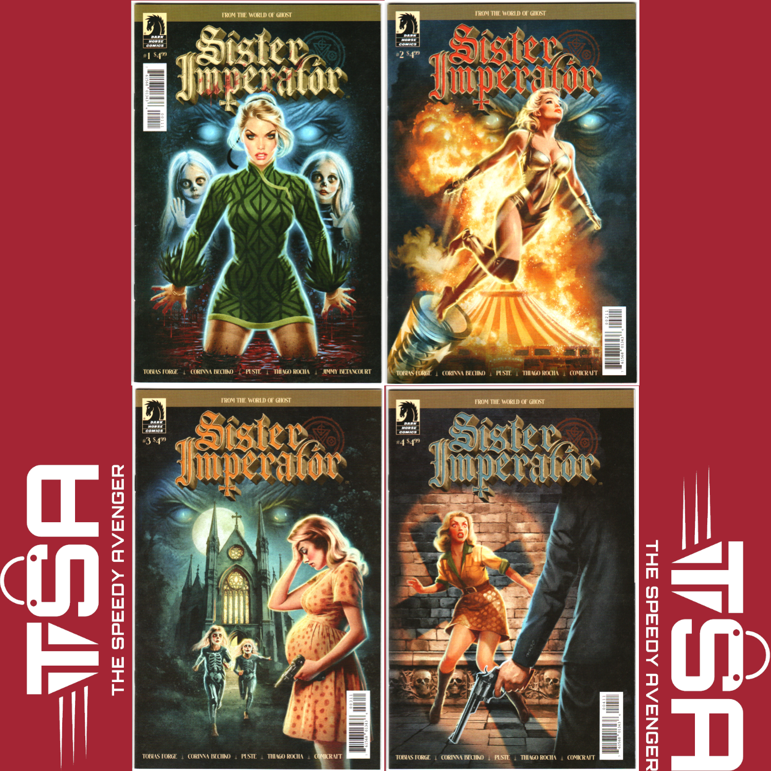 SISTER IMPERATOR #1 #2 #3 #4 Full Comic Series Ghost 2025 Sarmento/Eriksson