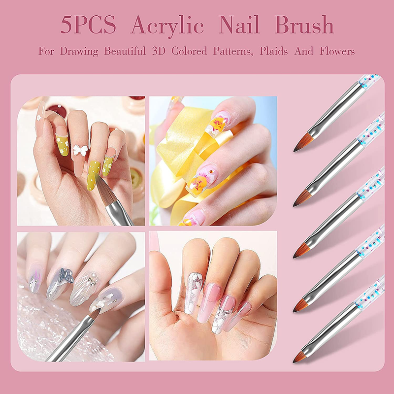 32pcs Nail Art Brushes,Acrylic Nail Brush,Nail Brushes For Nail Art,Nail Art Dot