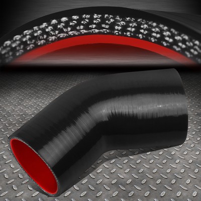 2.75-3 3- ШЛАНГ ТУРБОНАДДУВА/ПРОМЕЖУТОЧНОГО ОХЛАДИТЕЛЯ/ ВПУСКНОГО СИЛИКОНОВОГО РЕДУКТОРА PLY 45 ЧЕРНЫЙ