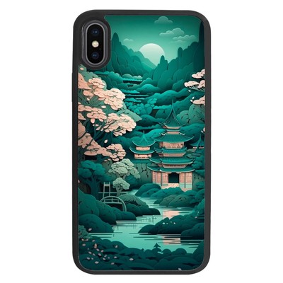 3D Painting Japan Village Print Flat Case For OnePlus Nord 2 2T N10 N100