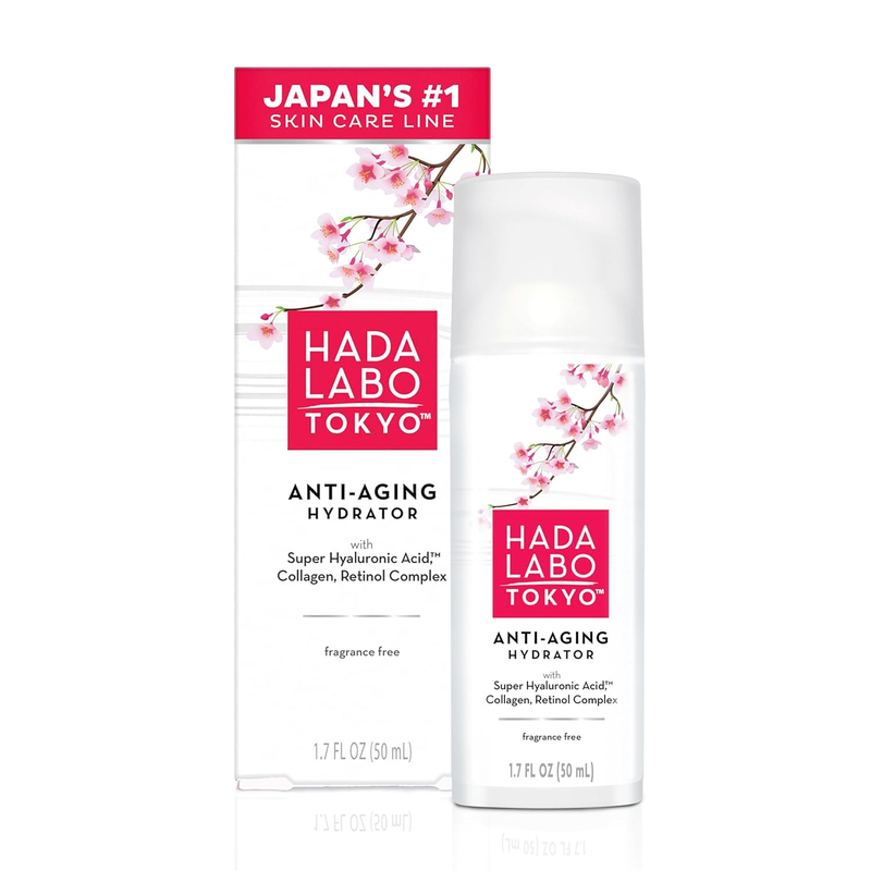 Hada Labo Tokyo Anti-Aging Hydrator Face Serum, with Super Hyaluronic Acid, Coll