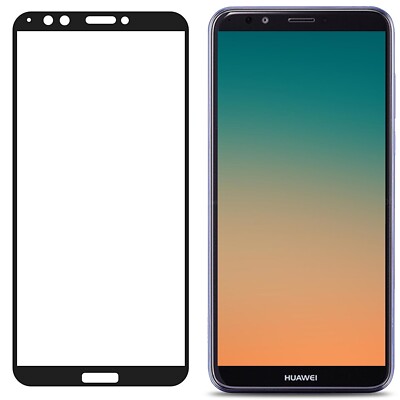 Premium Full Coverage Tempered Glass Screen Protector For Huawei Y7 Prime 2018