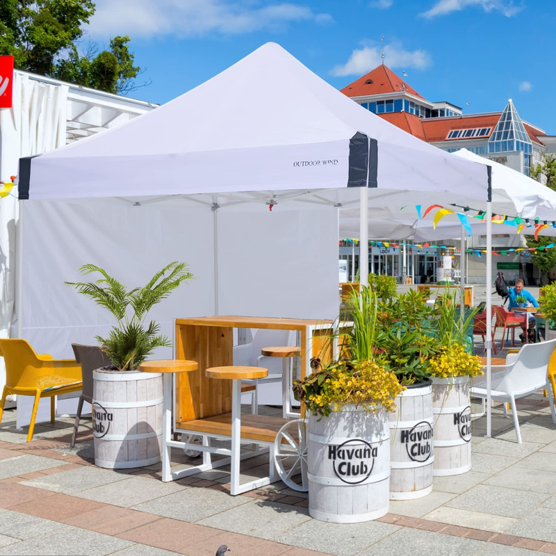 Pop up Canopy Tent Commercial 10'X10' Enclosed Instant Canopy Tent Market Stall