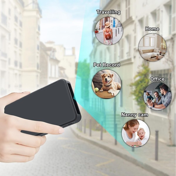64GB Hidden Cam Portable Battery Camera 1080P Mini Body Video Recorder Security - Image 7