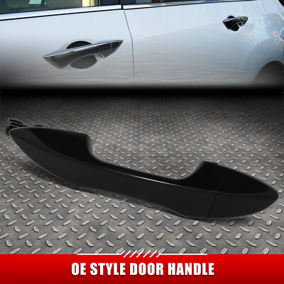 Для 14-19 Toyota Corolla Черная гладкая Наружная ручка задней левой двери со стороны водителя