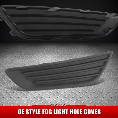 Для Ford Focus 15-18 без противотуманных фар в стиле OE Черная крышка противотуманной фары со стороны водителя