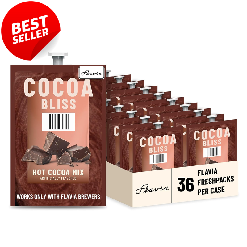 Cocoa Bliss Single Serve Freshpacks 36 Count for Flavia Brewers Only - US