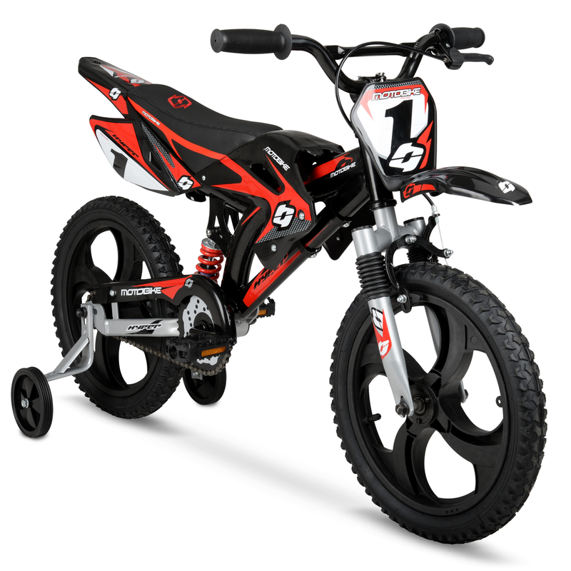 Kids Bike 16 BMX Moto Motorcycle Boys Girl Kid Child Children Toddler Bicycle