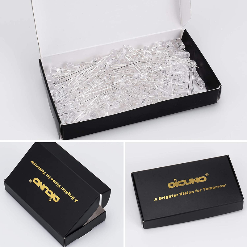 100Pcs 5Mm RGB Multicolor Slow Flashing LED Diode Multi-Color Blinking Changing