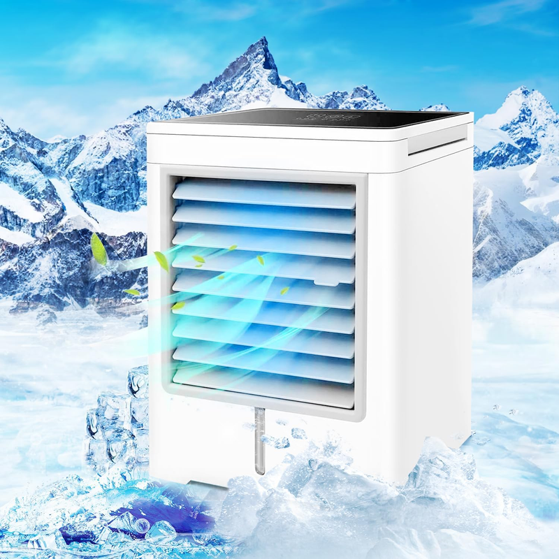 Personal Air Cooler, Portable Evaporative Conditioner Fan for Home, Bedroom Room