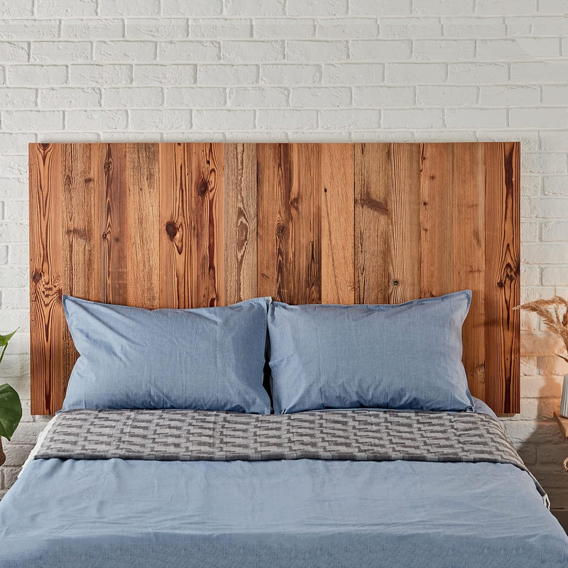 Headboard Brown Farmhouse King Size Headboard Hanging Reclaimed Barnwood Head of