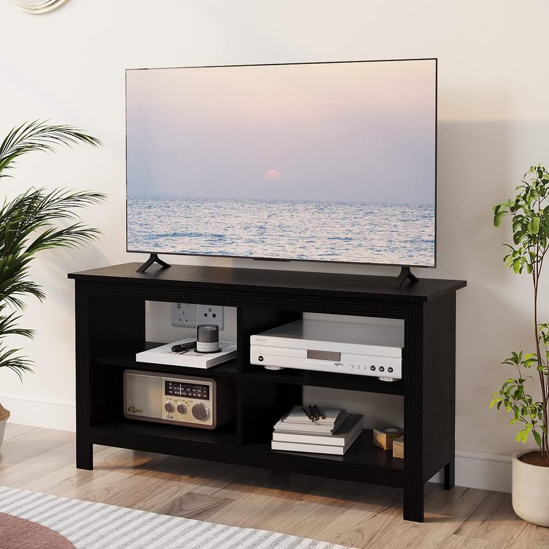 43 Inches TV Stand,Mid Century Modern Entertainment Center w