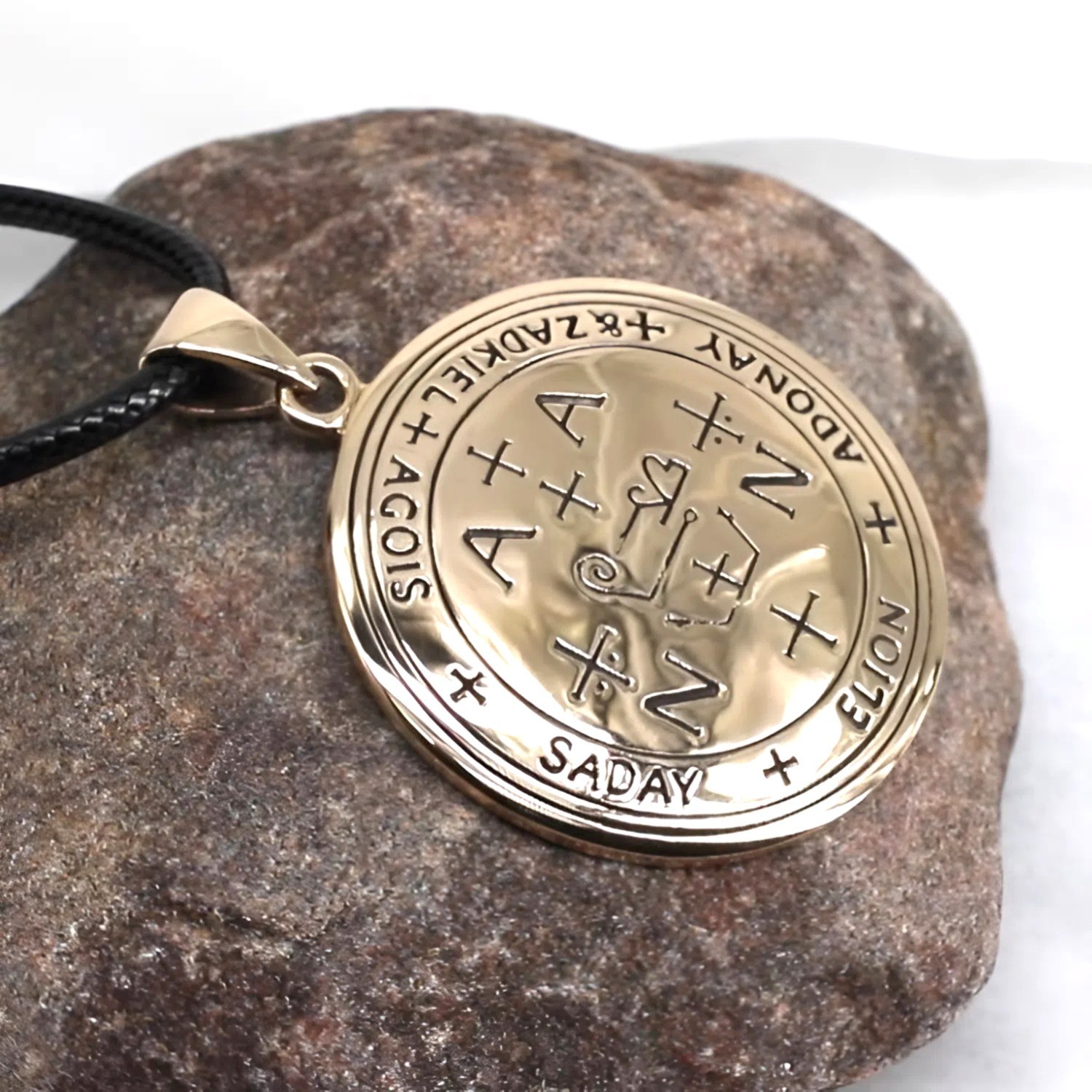 アクセサリー MM: Sigil of Archangel Zadkiel Talisman Zadkiel Pendant Sigil Necklace 1.25