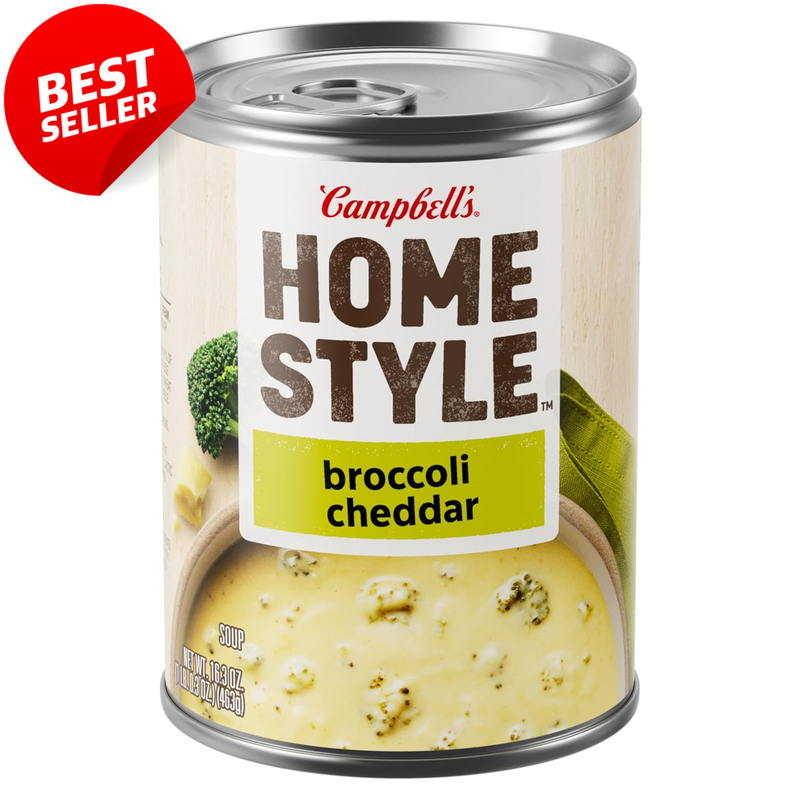 Campbells Broccoli Cheddar Soup 16.3oz Can Homestyle Ready to Eat - US