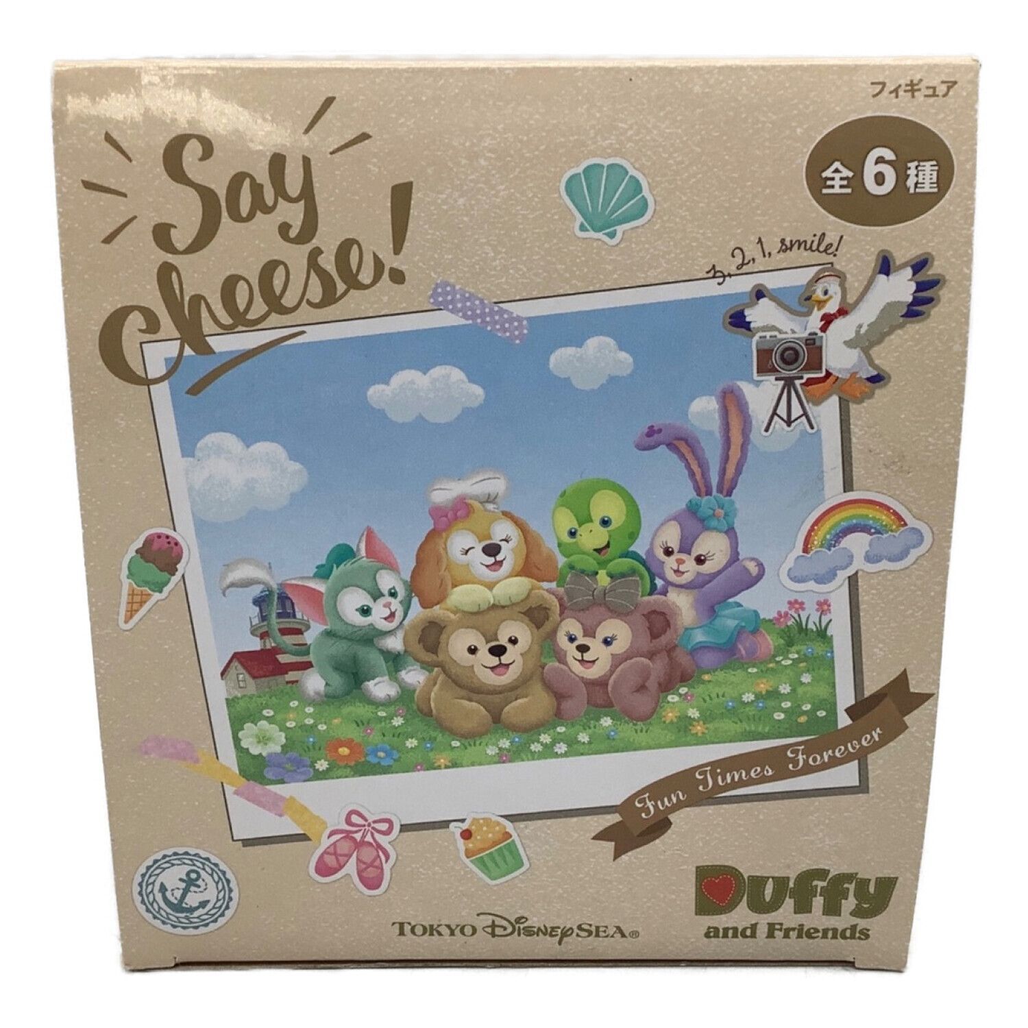 Duffy and Friends Say Cheese! フィギュアセット Tokyo Disney Resort Figure Complete Set of 6 Duffy and