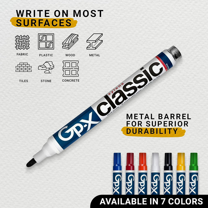 968521, GP-X Classic Paint Marker, Blue12 Unit/Pack