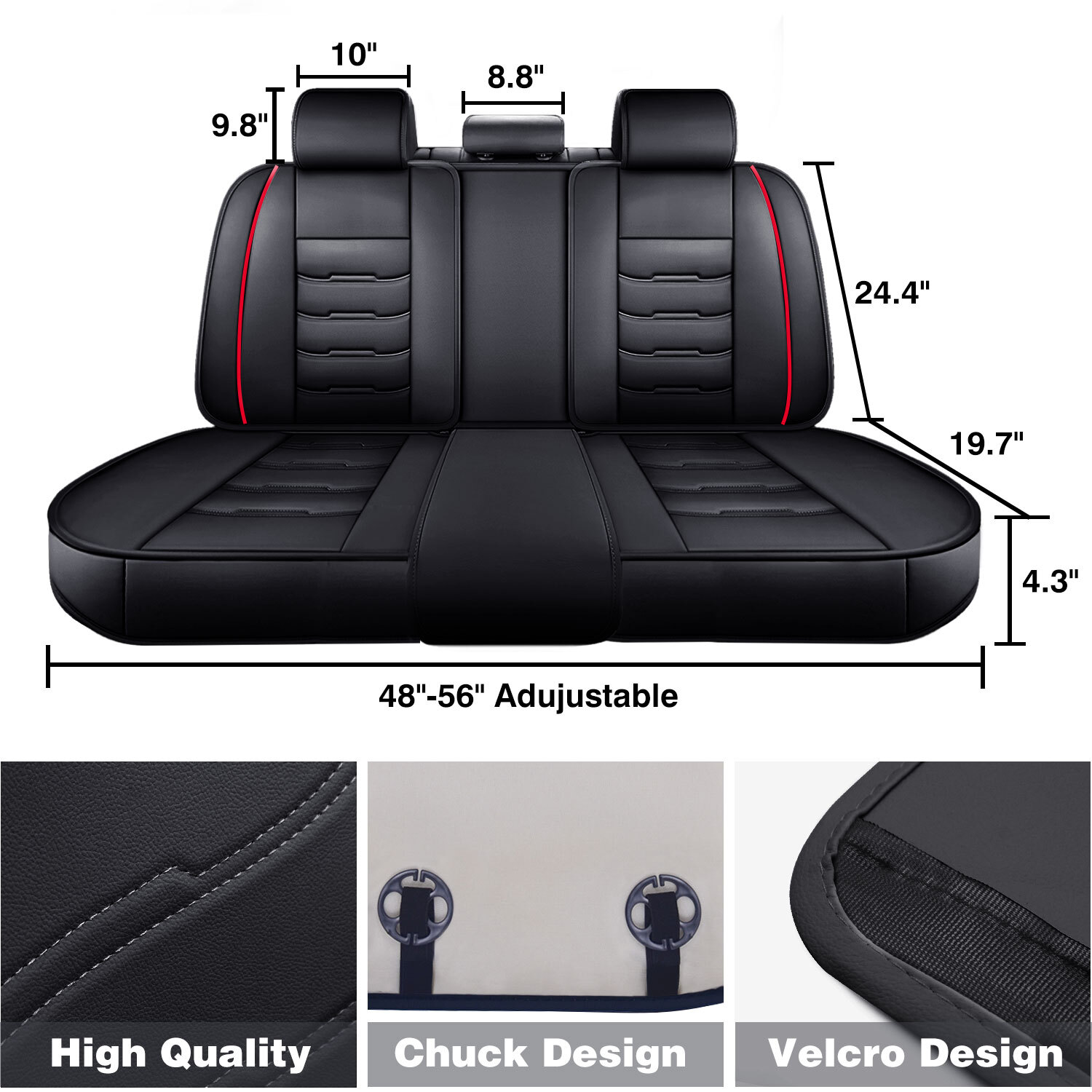 For Acura TLX RDX MDX ILX TSX ZDX Car Seat Cover 5 Seat Full Set Leather Cushion