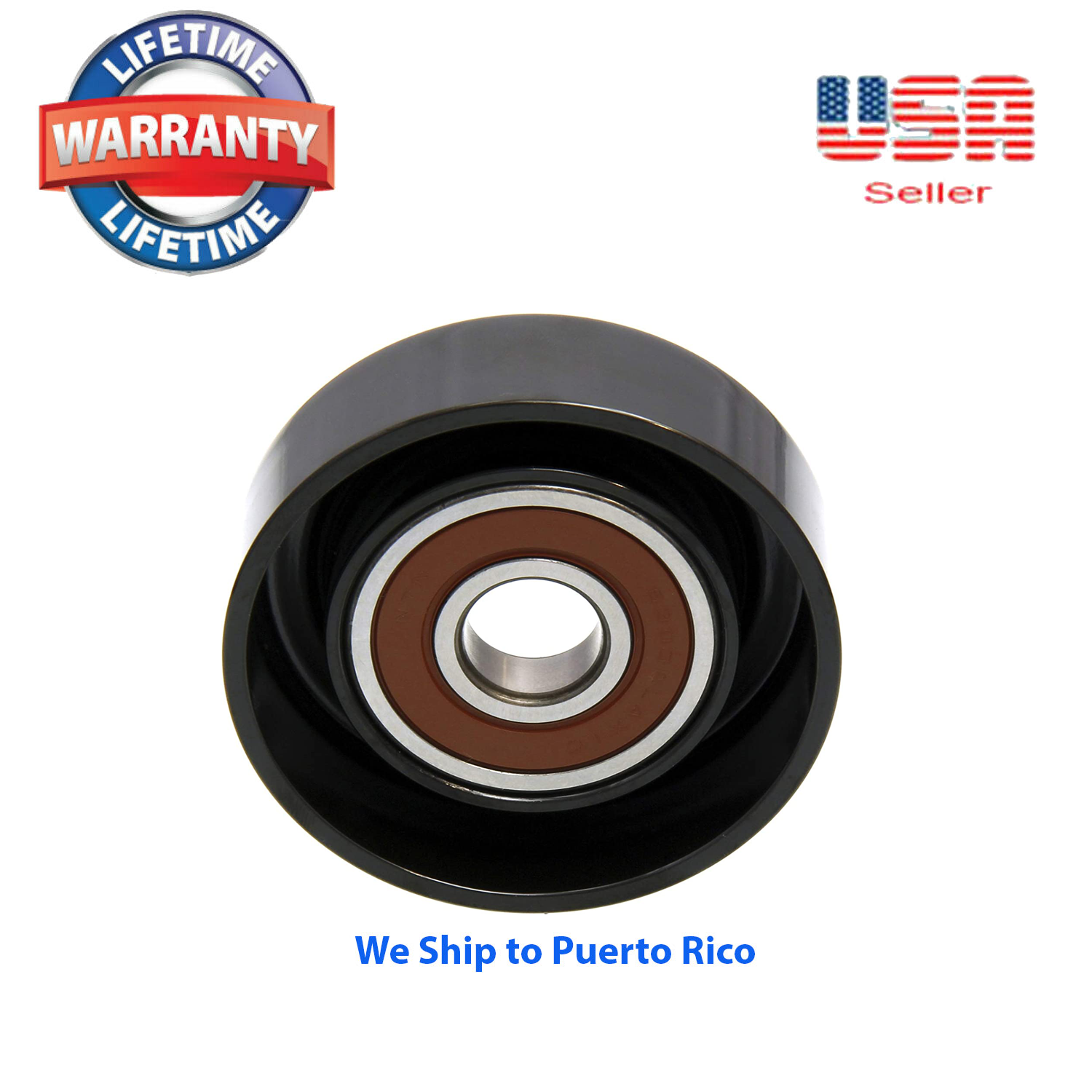 SET OF 2 Belt Tensioner Idler Pulley FOR Acura Honda 2003-2017