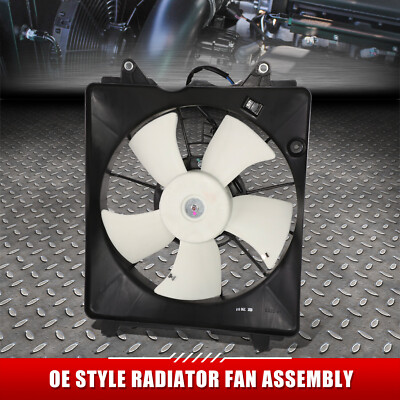 ДЛЯ 06-11 HONDA CIVIC HYBRID 1.3L 4-ЦИЛИНДРОВЫЙ ДВИГАТЕЛЬ ВЕНТИЛЯТОР ОХЛАЖДЕНИЯ РАДИАТОРА В СБОРЕ