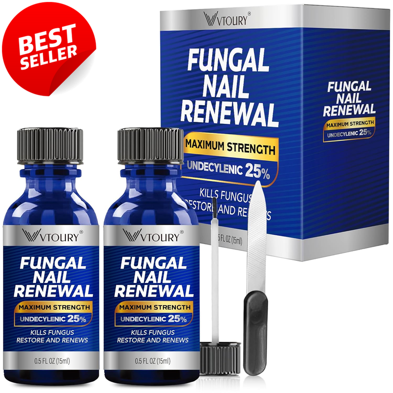 Toenail Fungus Treatment Extra Strength 25% Undecylenic Acid 2-Pack 15ml - US