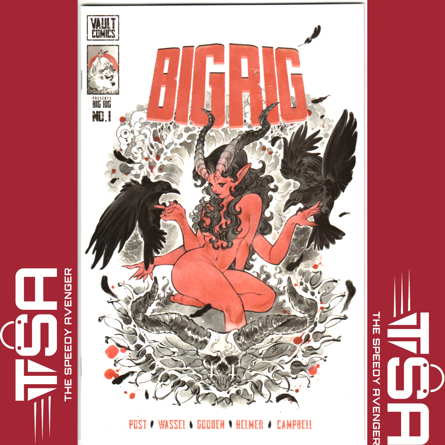 POST MALONE'S BIG RIG #1 Peach Momoko Variant Vault Comics 2025