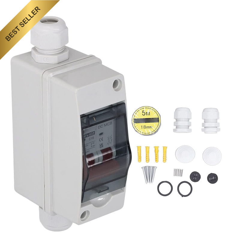 DC Circuit Breaker DC Disconnect Switch for Solar PV System 2P 16A