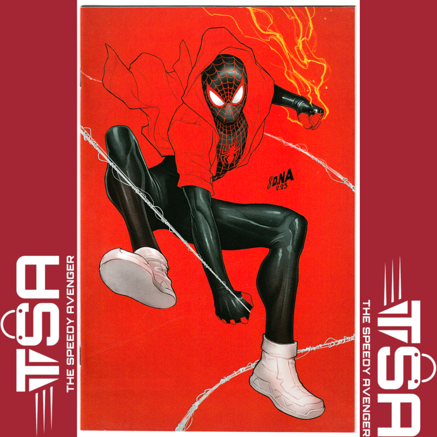 THE AMAZING SPIDER-MAN #23 (Vol 6) David Nakayama Virgin Variant Exclusive Miles