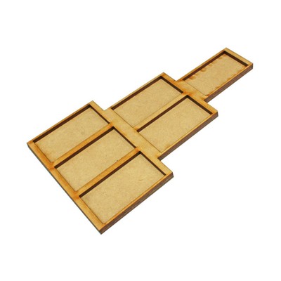 Litko Movement Tra  Upsizing Lance Formation Tray - 6 Figures, 25x50mm Rec New