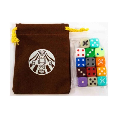 GF9 Firefly Ship Dice Collection - 14 Dice + Bag! NM