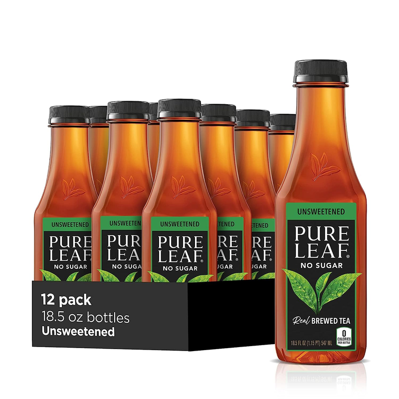 Unsweetened Black Tea 18.5 Oz 12ct - Free Shipping