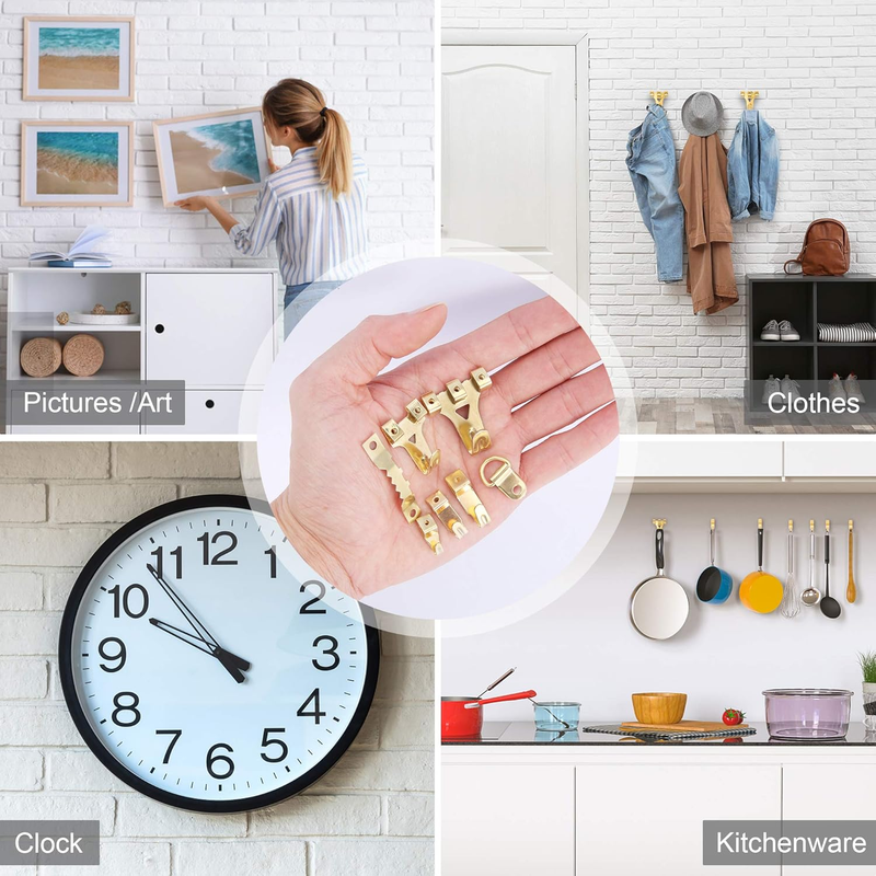 250 PCS Picture Hanging kit, Picture Hooks, Picture Hanging Hooks, Photo Hanging
