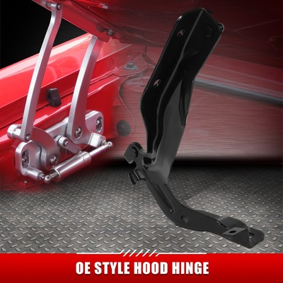 [1 шт.] Для 09-14 Nissan Maxima Стальной кронштейн петли капота с левой стороны водителя в стиле OE