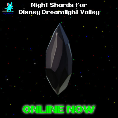   42 x 99 Night Shards for Disney Dreamlight Valley   ONLINE NOW    
