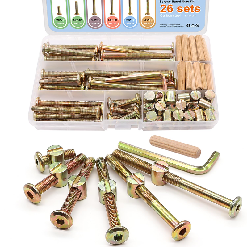 Bolts M6x20/40/50/60/