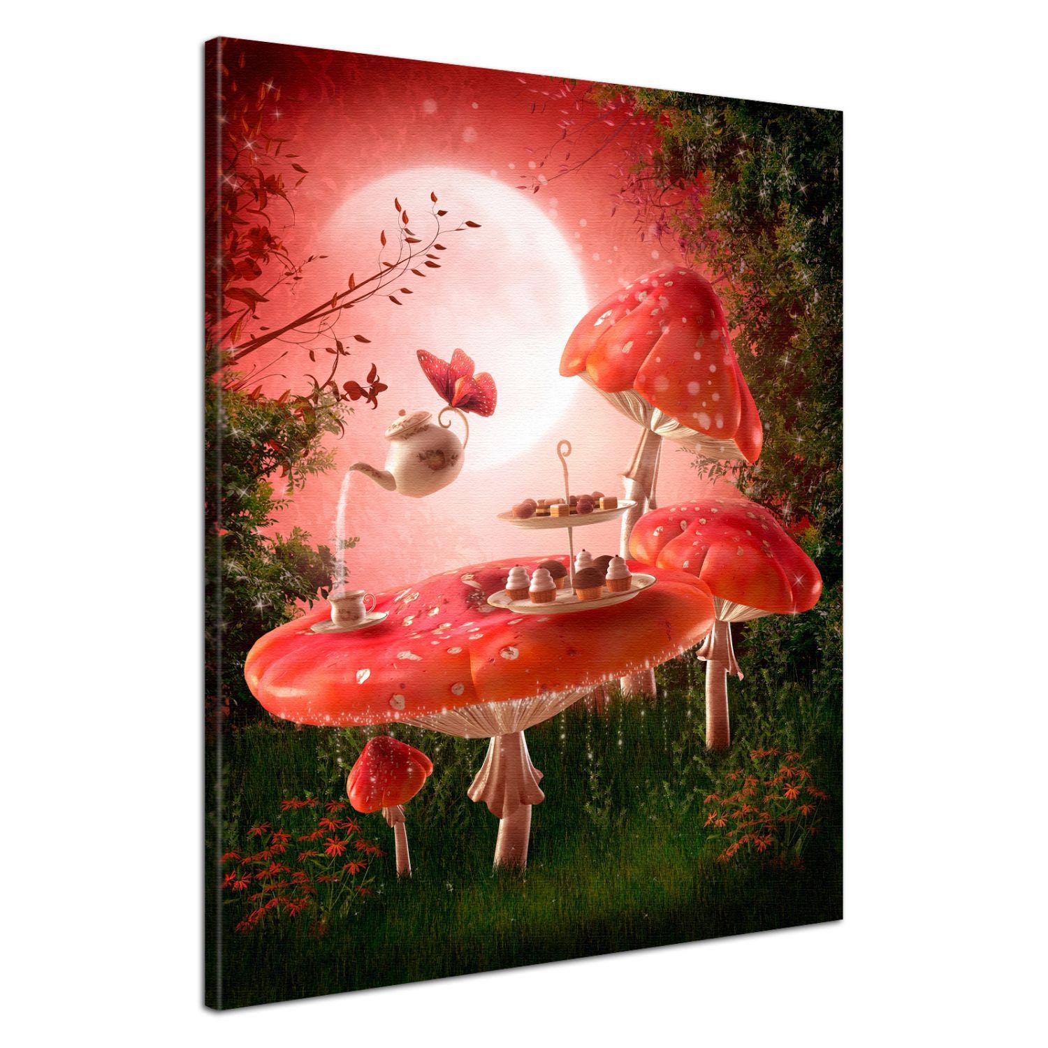 Foto Bild Leinwand Bilder Zauber Lotus Wandbilder Blumen B5D112