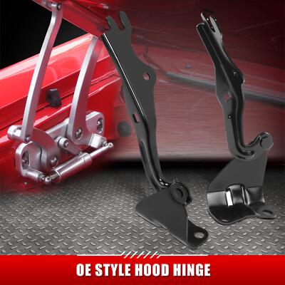 [2Шт] Для 11-14 Mazda 2 Стальной комплект петель для левой и правой стороны капота в стиле OE