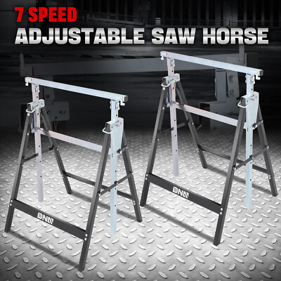 Складная металлическая подставка для козел с 7-ступенчатой регулировкой высоты весом 440 фунтов. Вместимость